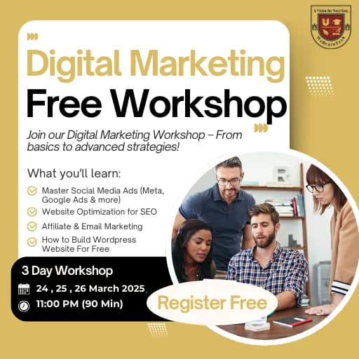 🚀 Join Our Free Digital Marketing Workshop! 🎯